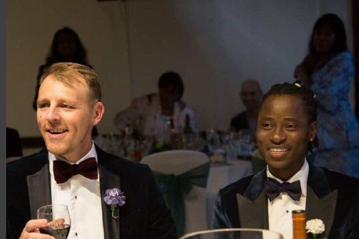 Bisi Alimi and husband, Anthony Davis