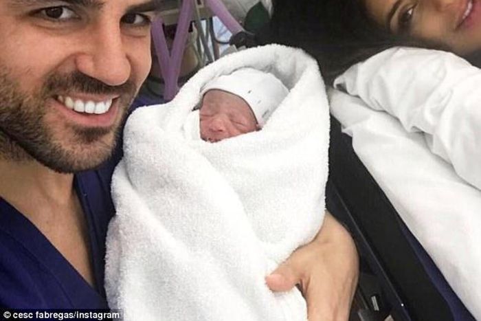 Cesc Fabregas and Daniella Semaan.