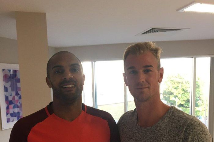 Carl Ikeme and Joe Hart
