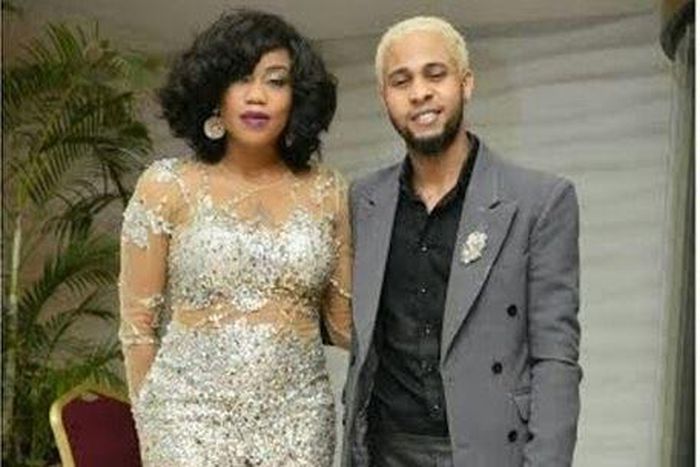 Toyin Lawani and Lord Trigg at the Headies
