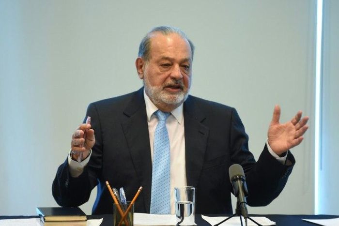 Mexican billionaire Carlos Slim called a rare news conference saying US President Donald Trump was a "negotiator" who seeks to "provoke to negotiate"