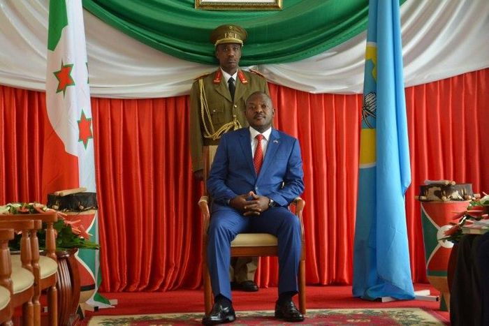 Rights groups accuse the government of Burundi President Pierre Nkurunziza (FRONT)of moving the country towards a violent dictatorship