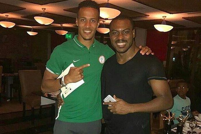 William Troost-Ekong and Vincent Enyeama