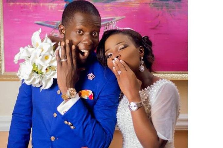Happily married... Dorcas and Festus Ashaolu