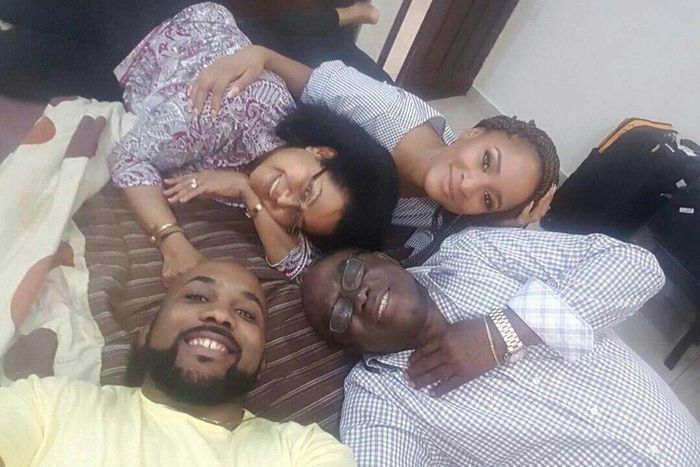 Adesua Etomi meets Banky W's parents