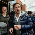 'We make the best coffee,' Mark Rutte told passers by as his VVD party handed out hot drinks on the street