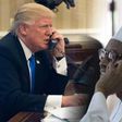 President Buhari and US President, Donald Trump
