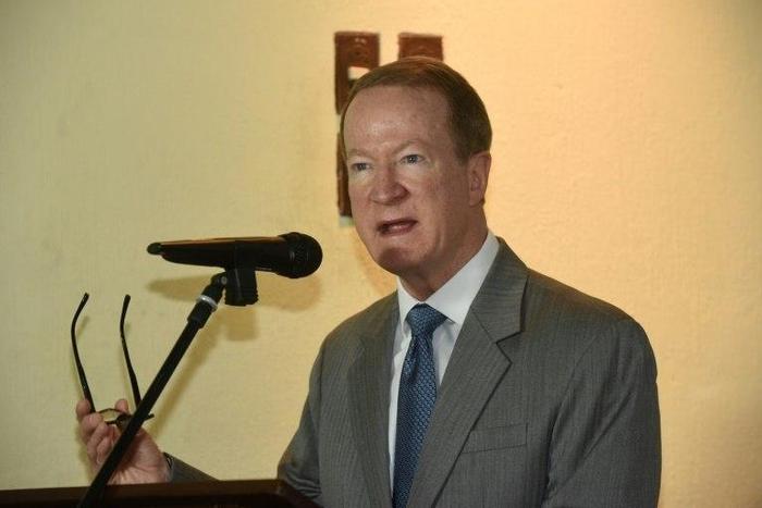US Assistant Secretary of State for the Bureau of International Narcotics and Law Enforcement Affairs William R. Brownfield speaks during a press conference on March 3, 2016 in Guatemala City
