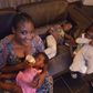 Mercy Johnson is busy with her kids