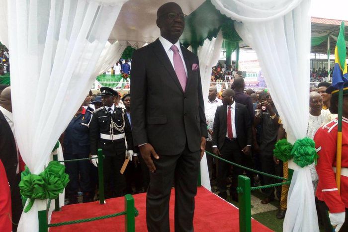 Godwin Obaseki at the ceremony