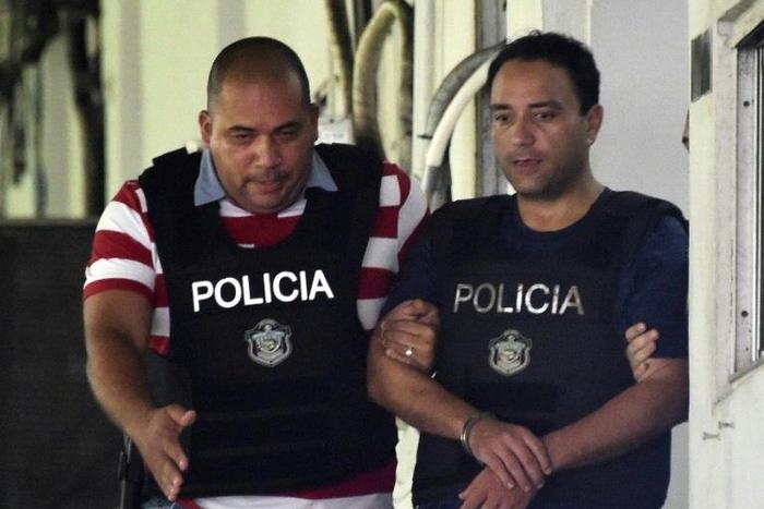 Mexican ex-governor Roberto Borge, center, stands accused of selling state-owned real estate at one percent of its market value, as well as money laundering