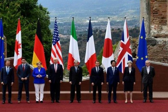 The G7 leaders recently held talks in the Sicilian town of Taormina