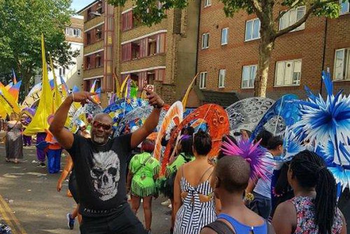 Senator Dino Melaye at London's Notting Hill Carnival on Monday, August 28, 2017