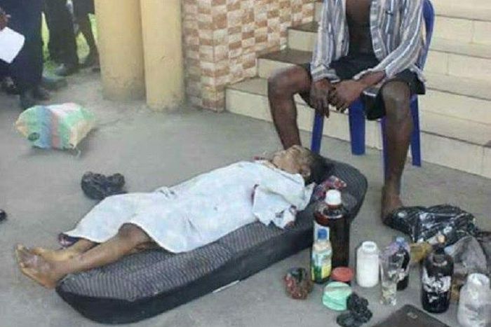 The suspect, Ifeanyi Dike and the murdered girl