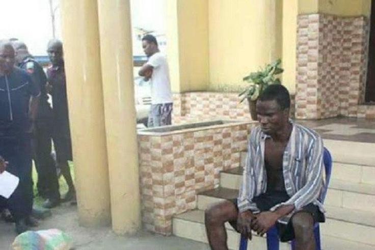 The suspect, Ifeanyi Dike and the murdered girl