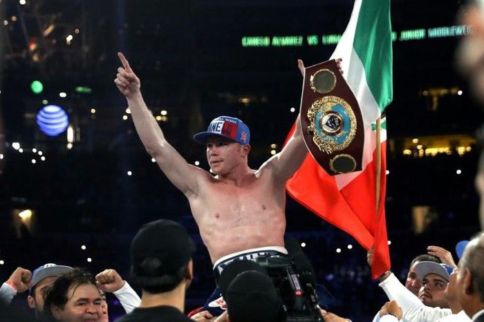 Saul Canelo Alvarez, pictured in 2016, says of his upcoming bout against Gennady Golovkin, "There's a lot of probability there will be a knockout, as we can both punch"