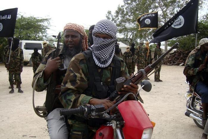 Al Shabaab militants parade new recruits after arriving in Mogadishu, file.   REUTERS/Feisal Omar