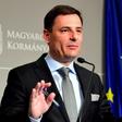 Hungarian minister Bence Tuzson announced the launch of the 'Stop Brussels' questionnaire during a press conference in Budapest, on April 1, 2017