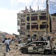 Shabaab militants were driven out of Mogadishu in 2011 but continue to launch terror attacks inside the Somali capital -- such as this raid on a hotel which killed 28 people in January 2017