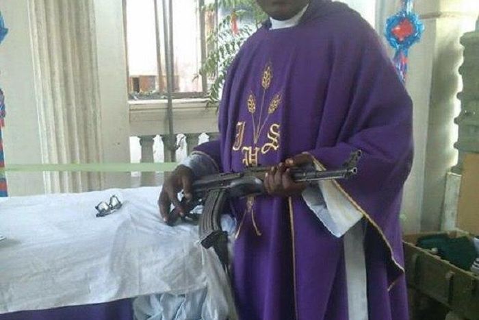 The fully prepared Reverend gentleman