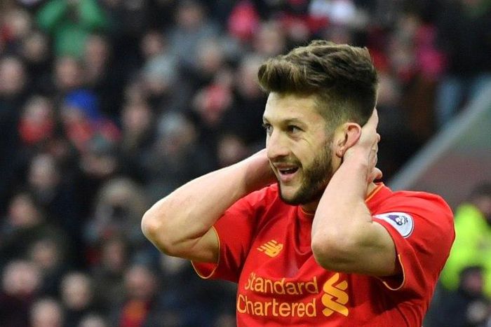 England midfielder Adam Lallana has scored 20 goals in 117 Liverpool appearances since he arrived at Anfield from Southampton in 2014