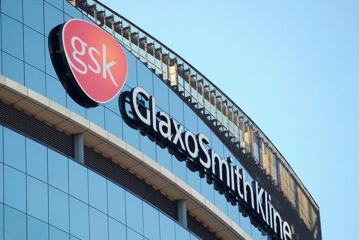 A GlaxoSmithKline logo is seen outside one of its buildings in west London, February 6, 2008. REUTERS/Toby Melville/File Photo