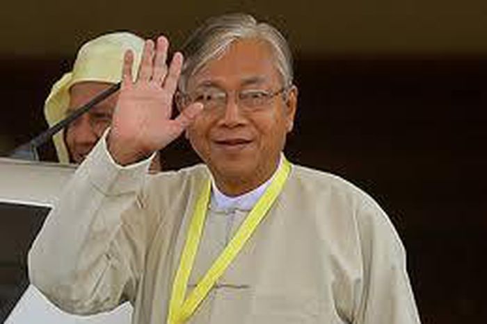 Myanmar's President U Htin Kyaw