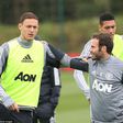 Nemanja Matic and Juan Mata