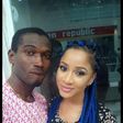 The late comedian, MC Think Twice with Adesua Etomi