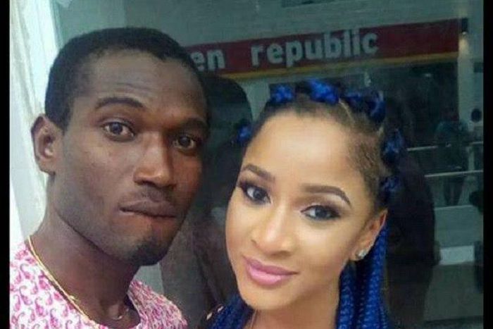 The late comedian, MC Think Twice with Adesua Etomi