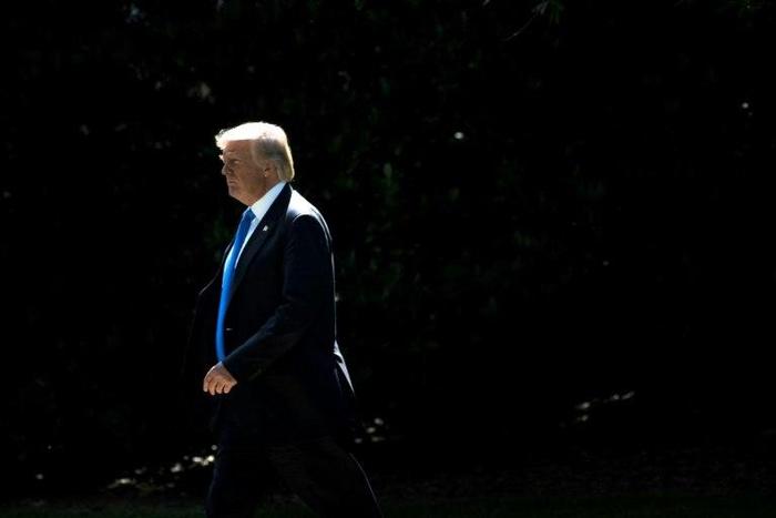 Trump lashed out at Comey, branding him a "leaker" for indirectly providing to reporters the contents of memos summarizing their private conversations in the weeks before he was sacked
