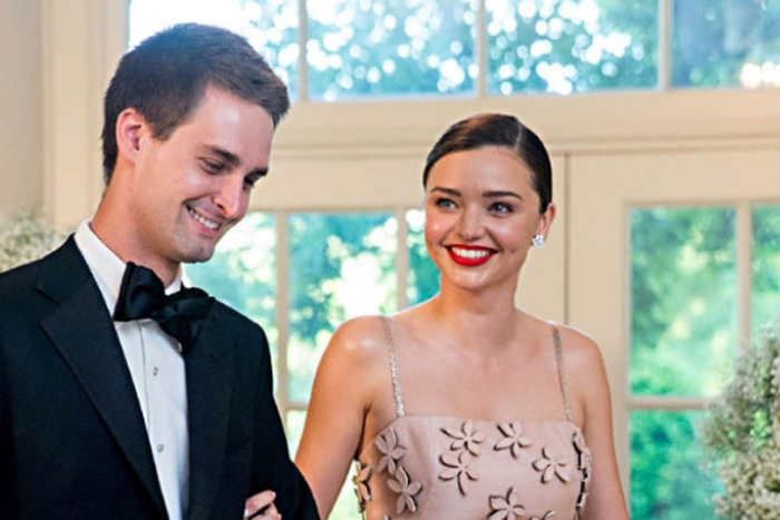 Miranda has married the 26-year old CEO of Snapchat