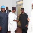 Kayode Fayemi, Gov Aregbesola, Yemi Osinbajo and President Buhari