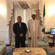 President Muhammadu Buhari receives OPEC Secretary General, Mohammad Barkindo at the Abuja House on Monday, August 14, 2017.