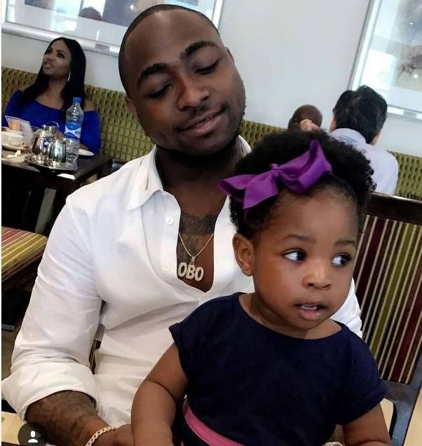 Davido and daughter, Imade