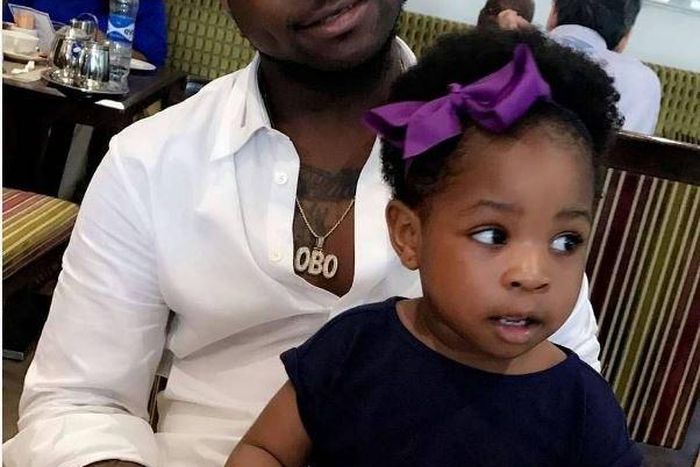 Davido and daughter, Imade