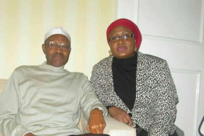 President Buhari and the First Lady, Aisha Buhari