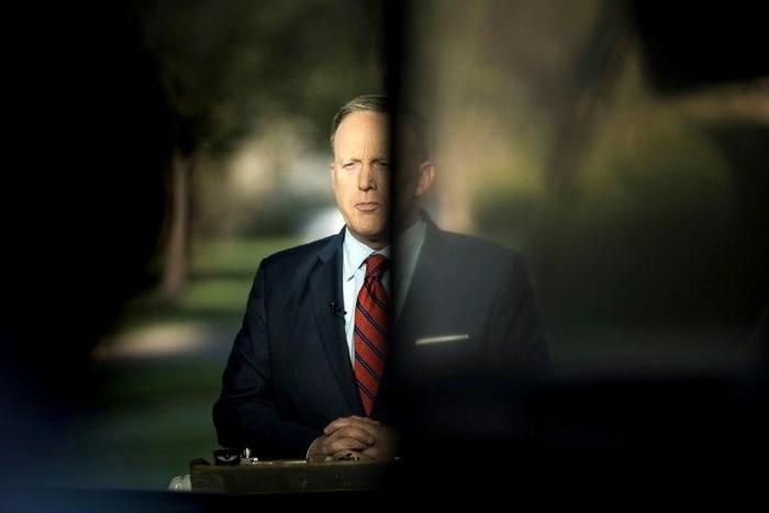 White House Press Secretary Sean Spicer apologises about a comparison he made between Syria's President Bashar al-Assad and Hitler during an earlier press briefing on April 11, 2017