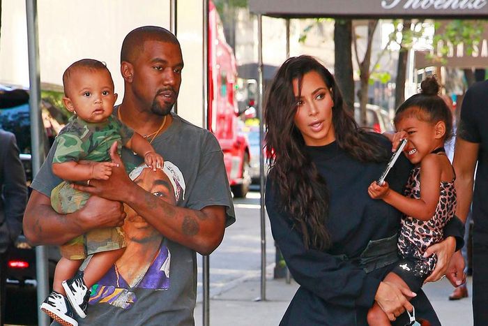 Kim and Kanye West family