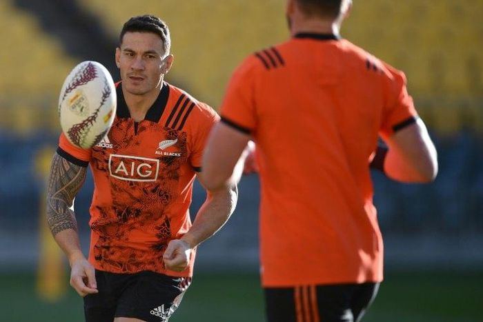 The British and Irish Lions will make shutting down All Blacks player Sonny Bill Williams (L) a priority in the second Test in Wellington