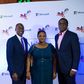L-R: Bambo Sofola, Director of Engineering, Microsoft Corporation, Lola Oluwole from the Lagos State Ministry of Wealth Creation and Employment and Shina Oyetosho, Developer Experience Director, Microsoft Nigeria at the graduation ceremony of the #Insi...