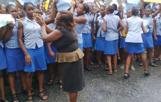 Students of Queens College, Yaba, Lagos