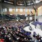 The 1,260-strong special Federal Assembly, made up of national lawmakers and electors sent from Germany's 16 states, during the presidential election at the Bundesversammlung federal assembly Bundestag in Berlin on February 12, 2017