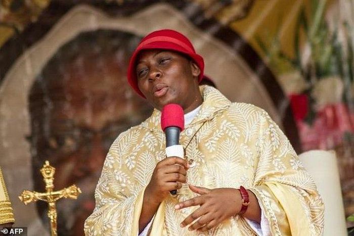 Vicentia Tadagbe Tchranvoukinni calls herself God