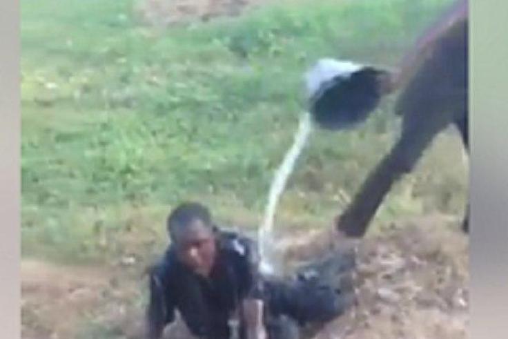 This drunk Police officer got what he deserved