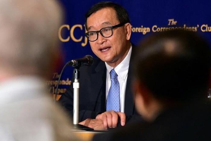 Cambodian opposition leader Sam Rainsy has been sentenced to five years in prison for a post on his Facebook page