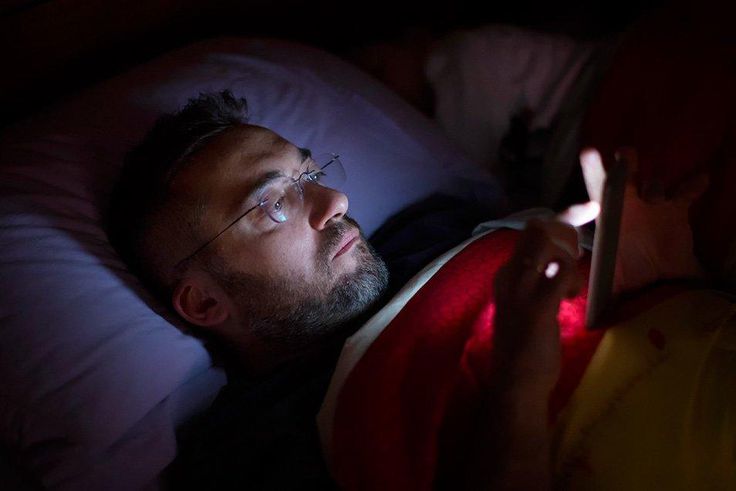 Man using his smartphone.