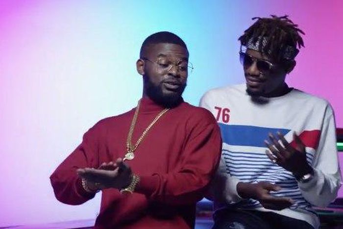 Falz and Ycee in music video 'Something light'