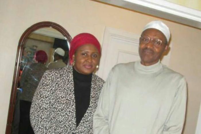 President Buhari and the First Lady, Aisha Buhari