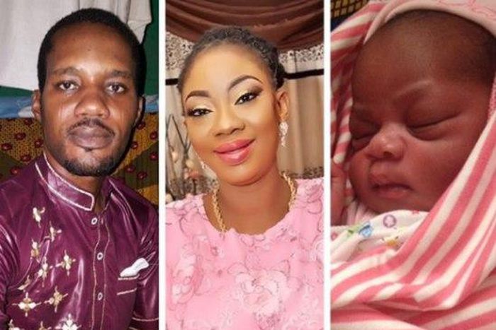 Seun Egbegbe, his girlfriend and daughter